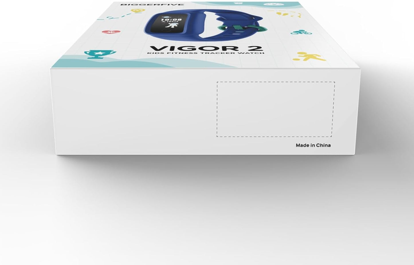 Vigor 2 Kids Fitness Tracker Watch for Girls Boys Ages 5-12, IP68 Waterproof, Activity Tracker, Pedometer, Heart Rate Sleep Monitor, Calorie Step Counter Watch