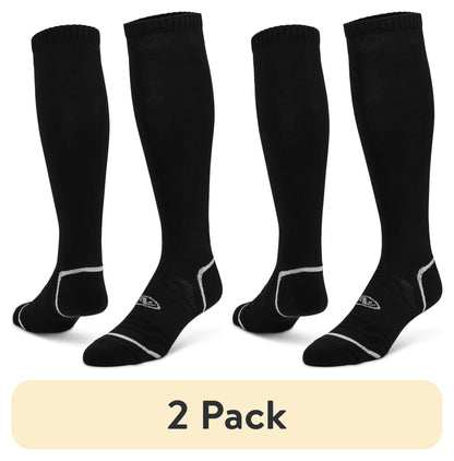 (2 Pack) Soccer Sock 1 Pack Black Unisex
