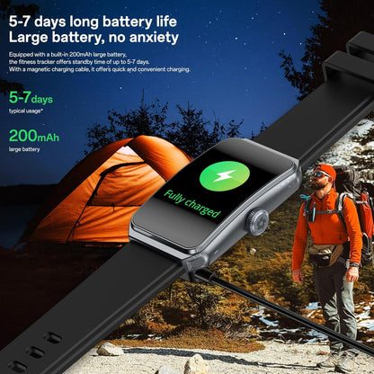 Fitness Tracker, Fitness Watches for Women and Men, 1.47'' Screen Smartwatch, Fitness Tracker Watch Blood Oxygen, 24/7 Heart Rate & Sleep Monitor, IP68 Smartwatch, Step Calorie Counter Watch
