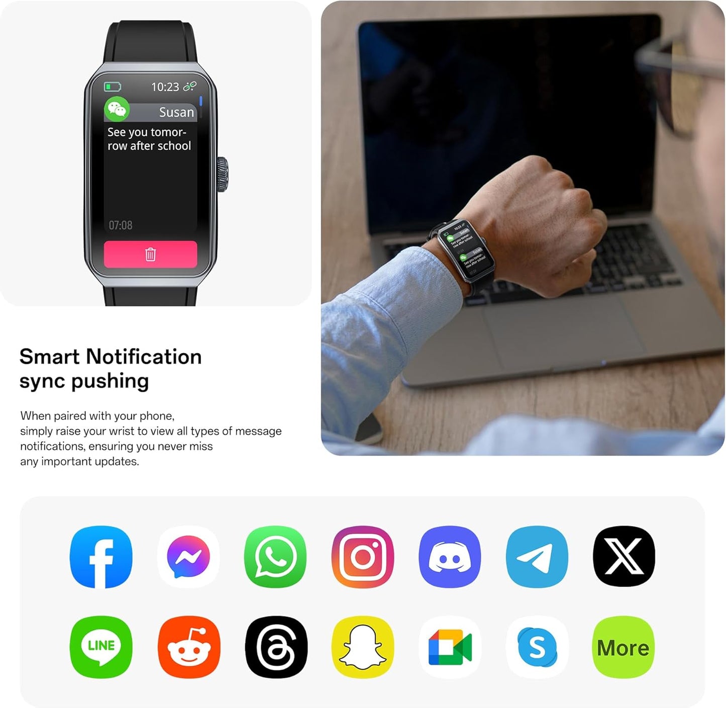 Fitness Tracker, Fitness Watches for Women and Men, 1.47'' Screen Smartwatch, Fitness Tracker Watch Blood Oxygen, 24/7 Heart Rate & Sleep Monitor, IP68 Smartwatch, Step Calorie Counter Watch