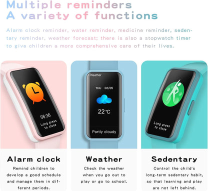 Kids Watch for Girls Boys,Activity Tracker for Kids,Fitness Tracker with Heart Rate,Sleep Monitor,Spo2,Pedometer, Calorie, Alarm